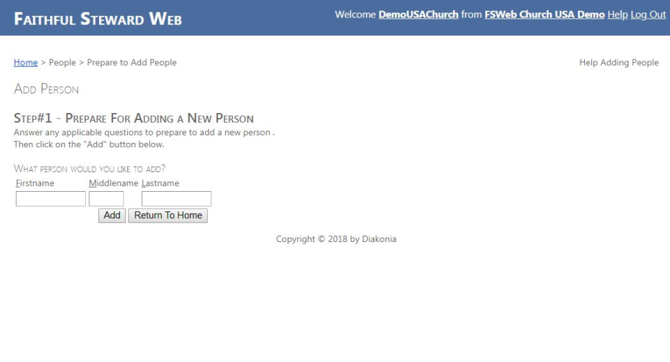 screenshot of Faithful Steward